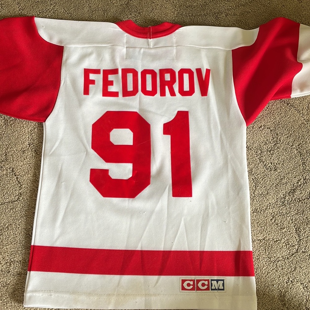 Kids Detroit Red Wings Hockey Jersey